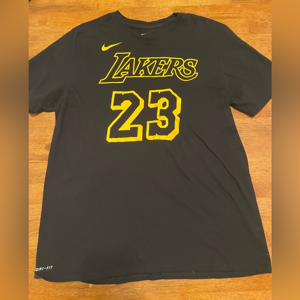 Lebron James Nike Los Angeles Lakers Jersey T-Shirt XL